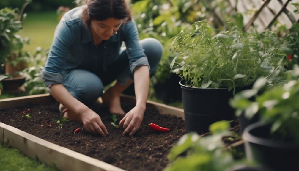 sustainable gardening with organics